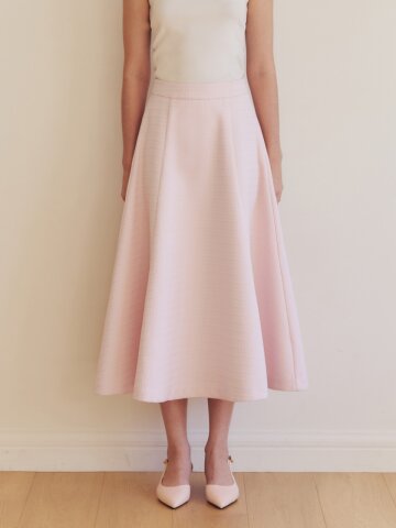 [4컬러] 크리미 트위드 롱 스커트
