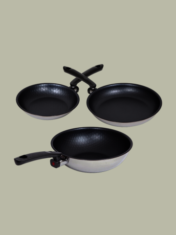 [알텐바흐] 울트라콤보 통5중 퍼펙트 3종세트 (프라이팬22cm+프라이팬28cm+궁중팬28cm)