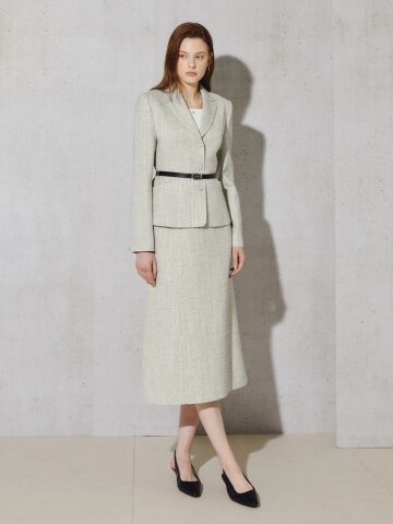 디파인 모던 클래식 미디 스커트 