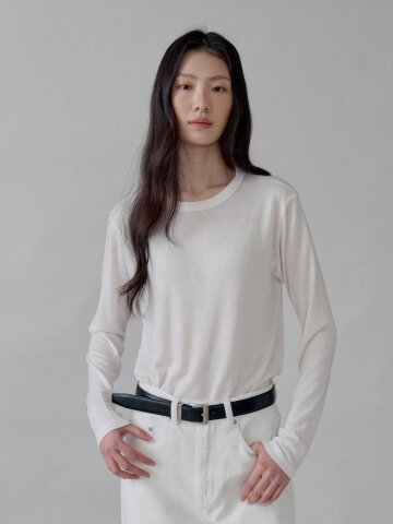 Basic Crop Round Tee_3 COLORS