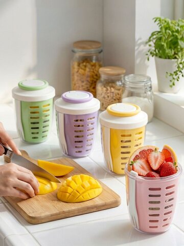  1+1 히키스 푸르츠컵 과일도시락 샐러드밀프랩 직장인 런치팟 동호회 도시락통