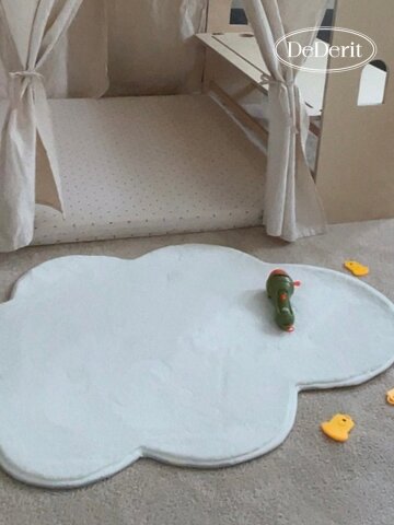 데데리트 뭉게 구름 대형 침실 아이방 단모 사계절 물세탁 워셔블 발매트 러그 카페트