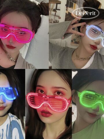 데데리트 LED 인싸 야광 생일파티 이벤트 안경 선글라스 홈파티 친구 우정 커플 선물