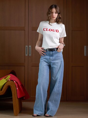 코튼 컬러 베이직티셔츠_WHITE