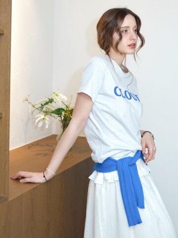 코튼 컬러 베이직티셔츠_GRAY