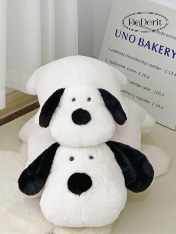 데데리트 멍멍이 쿠션 수면 베개 애착 강아지 인형 선물 45cm