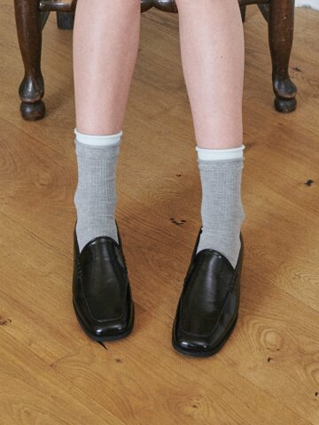 Classic Square-Toe Loafers (att501-1)