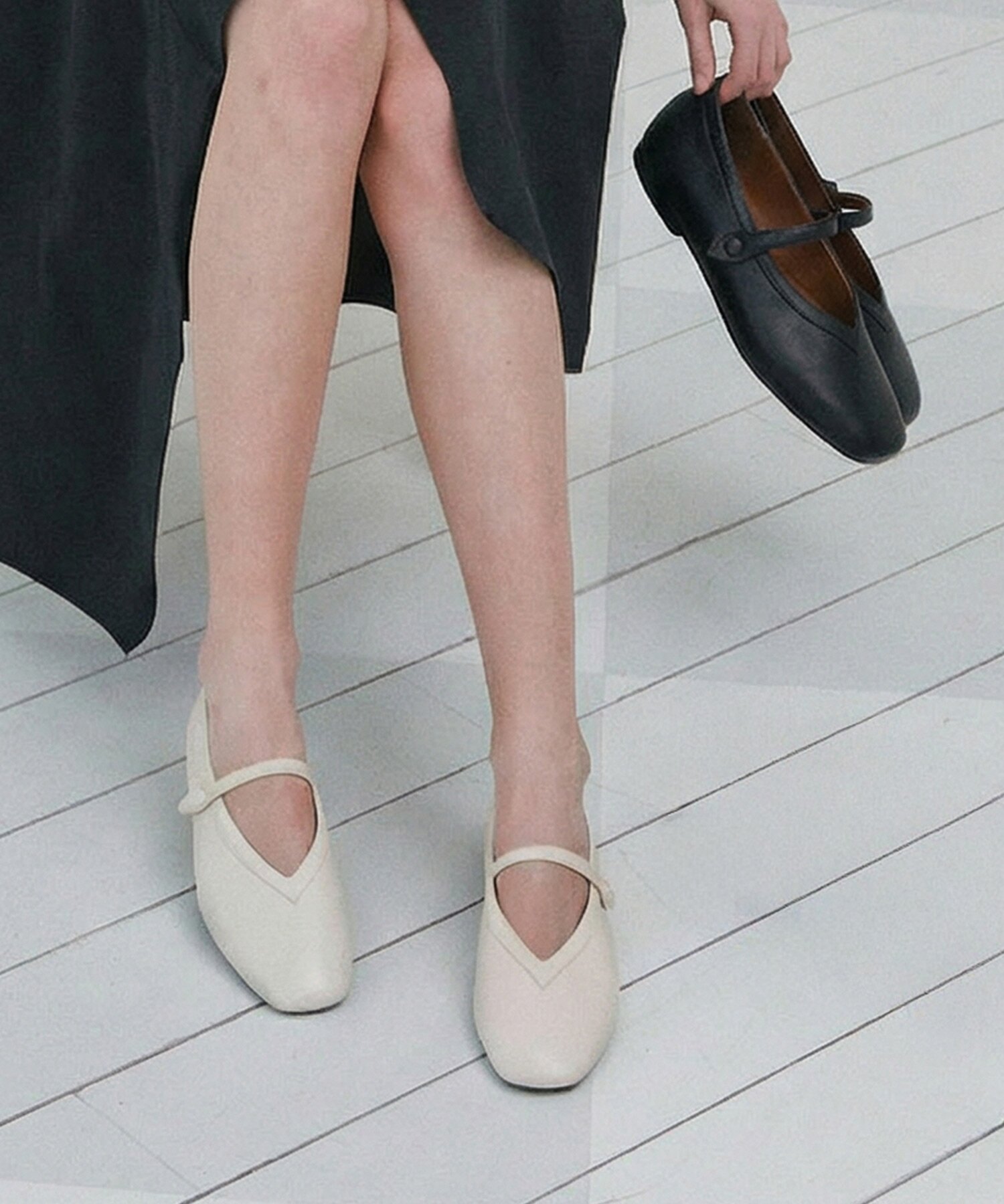Ballet Buttoned Mary Janes (att026-6)