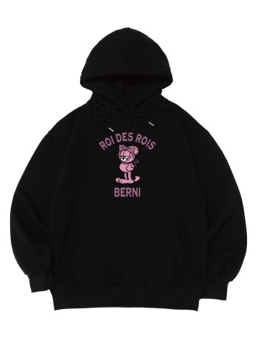 로아드로아 X 베르니 ROA WITH BERNI 로고 후드티 (블랙)