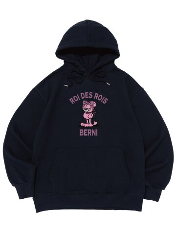 로아드로아 X 베르니 ROA WITH BERNI 로고 후드티 (네이비)