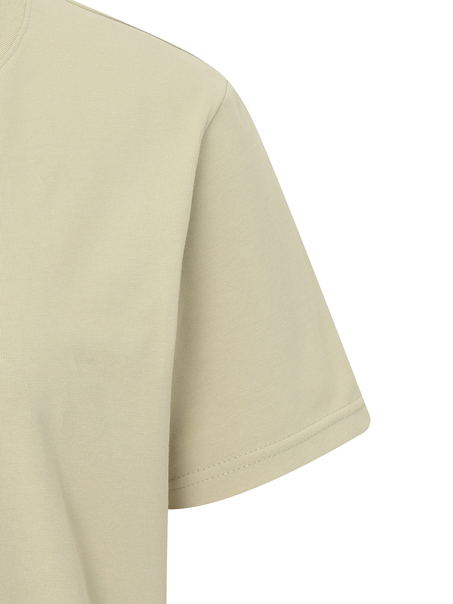 스판 블렌드 라운드넥 티셔츠 (YELLOW GREEN)