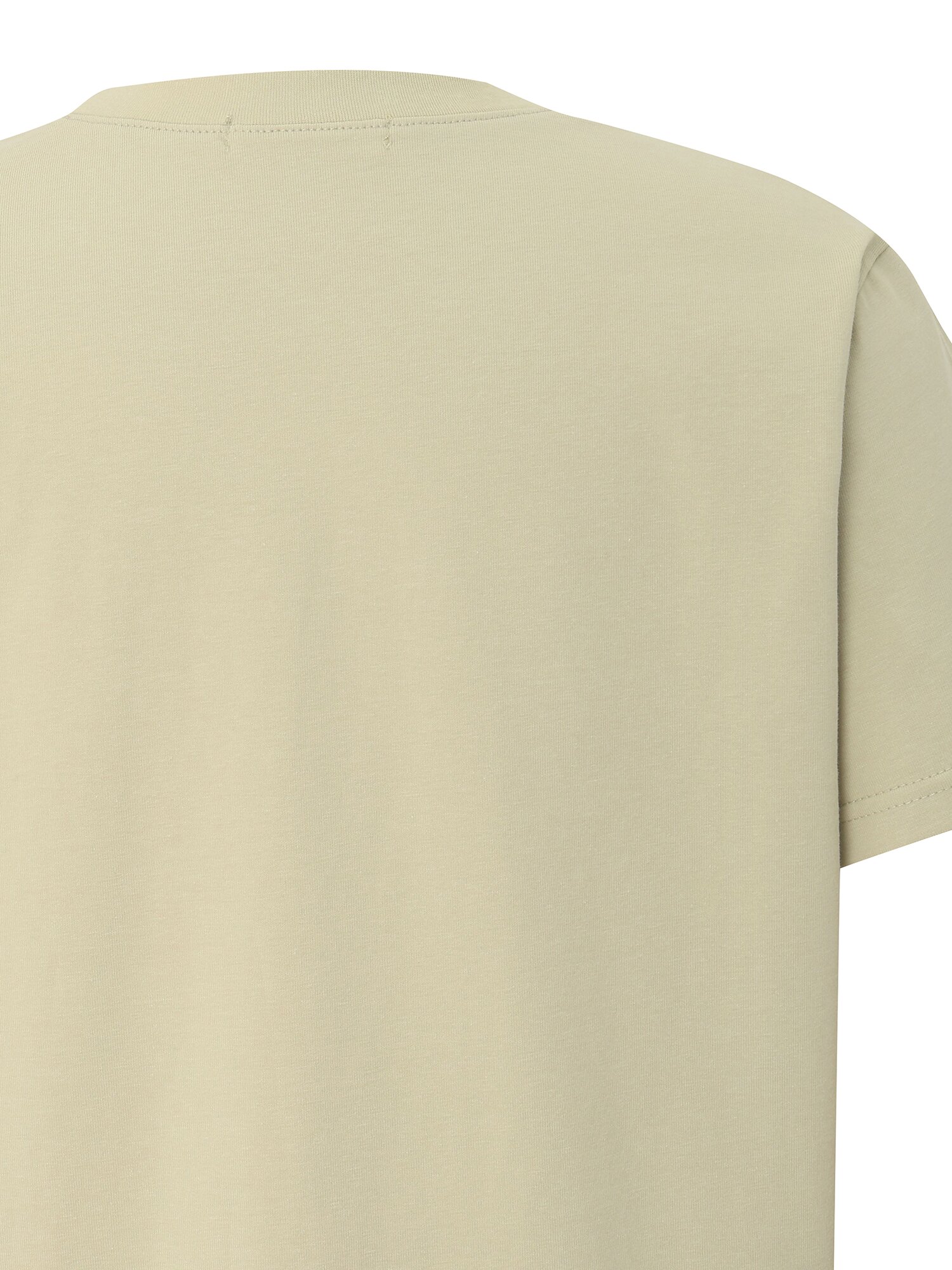 스판 블렌드 라운드넥 티셔츠 (YELLOW GREEN)