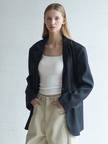 Classic Wool Jacket_Navy