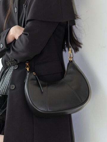 LS_Half-moon shoulder bag_3color