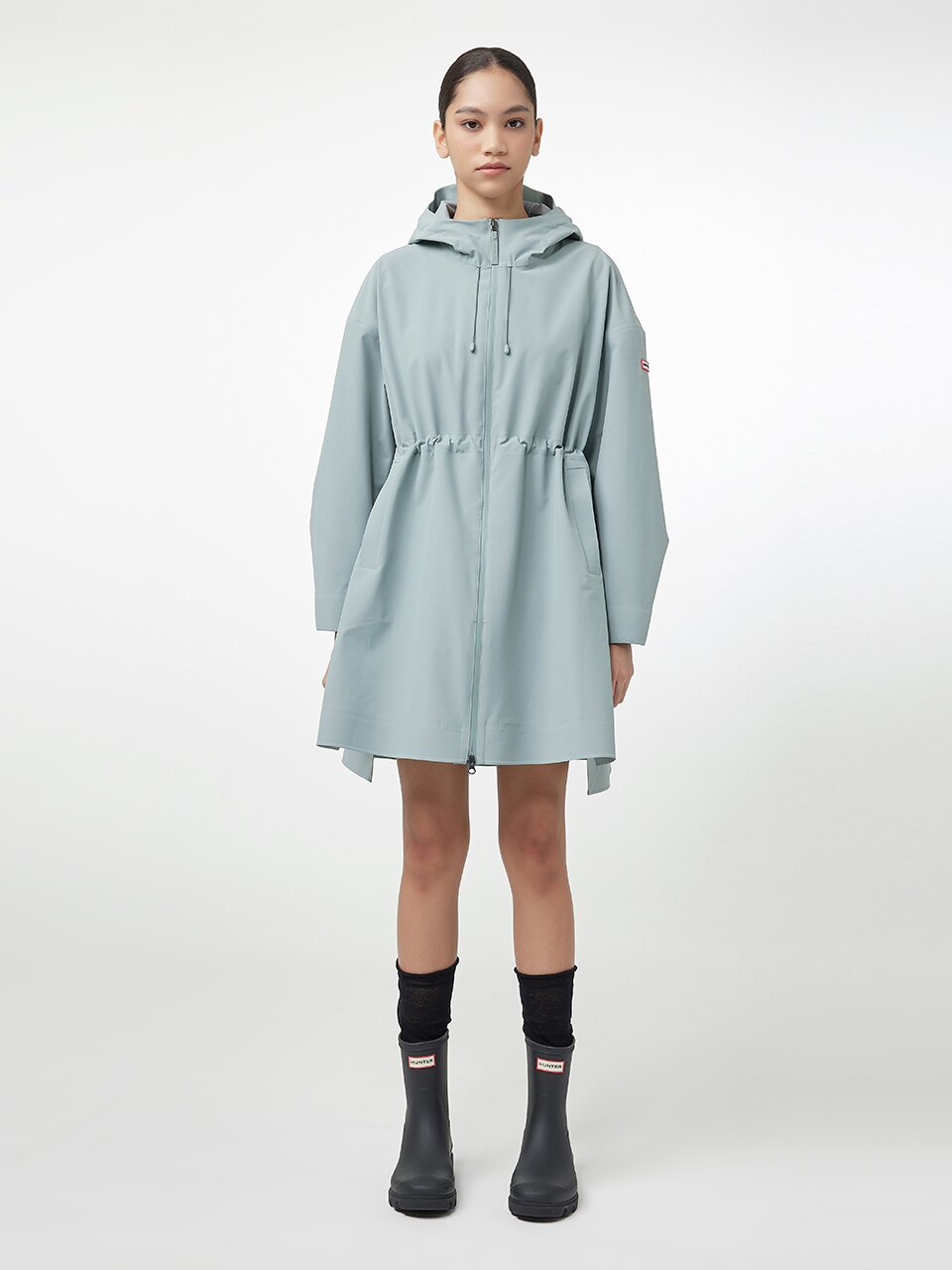 [WOMEN] 플레이 에센셜 웨더 자켓 - 라이트카키 HEW0004AJZLKH