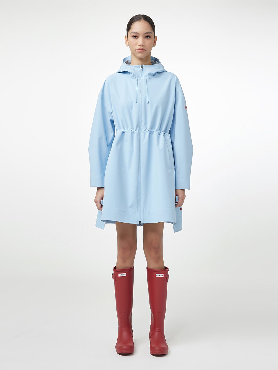 [WOMEN] 플레이 에센셜 웨더 자켓 - 라이트블루 HEW0004AJZLBU