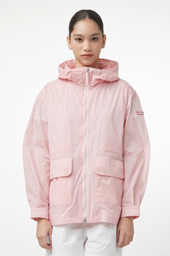 [WOMEN] 플레이 포켓 웨더 자켓 - 핑크 HEW0005AJZPNK