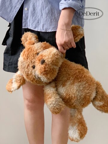데데리트 귀여운 누룽지 뽀글이 비숑 강아지 인형 집들이 생일 선물