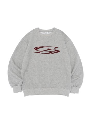 빈티지 서클 맨투맨 (그레이)