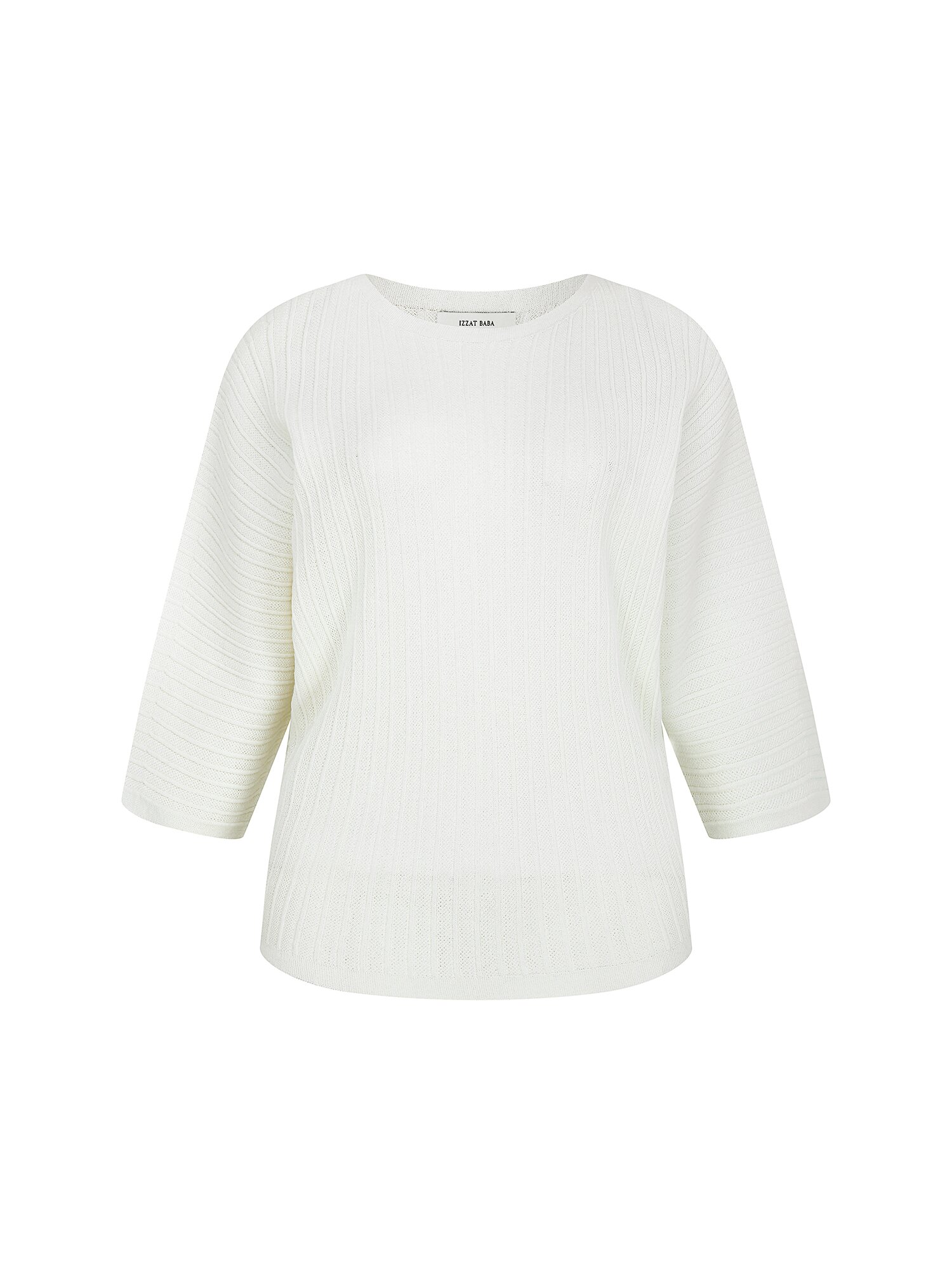 홀가먼트 돌먼 슬리브 풀오버 니트 (IVORY)