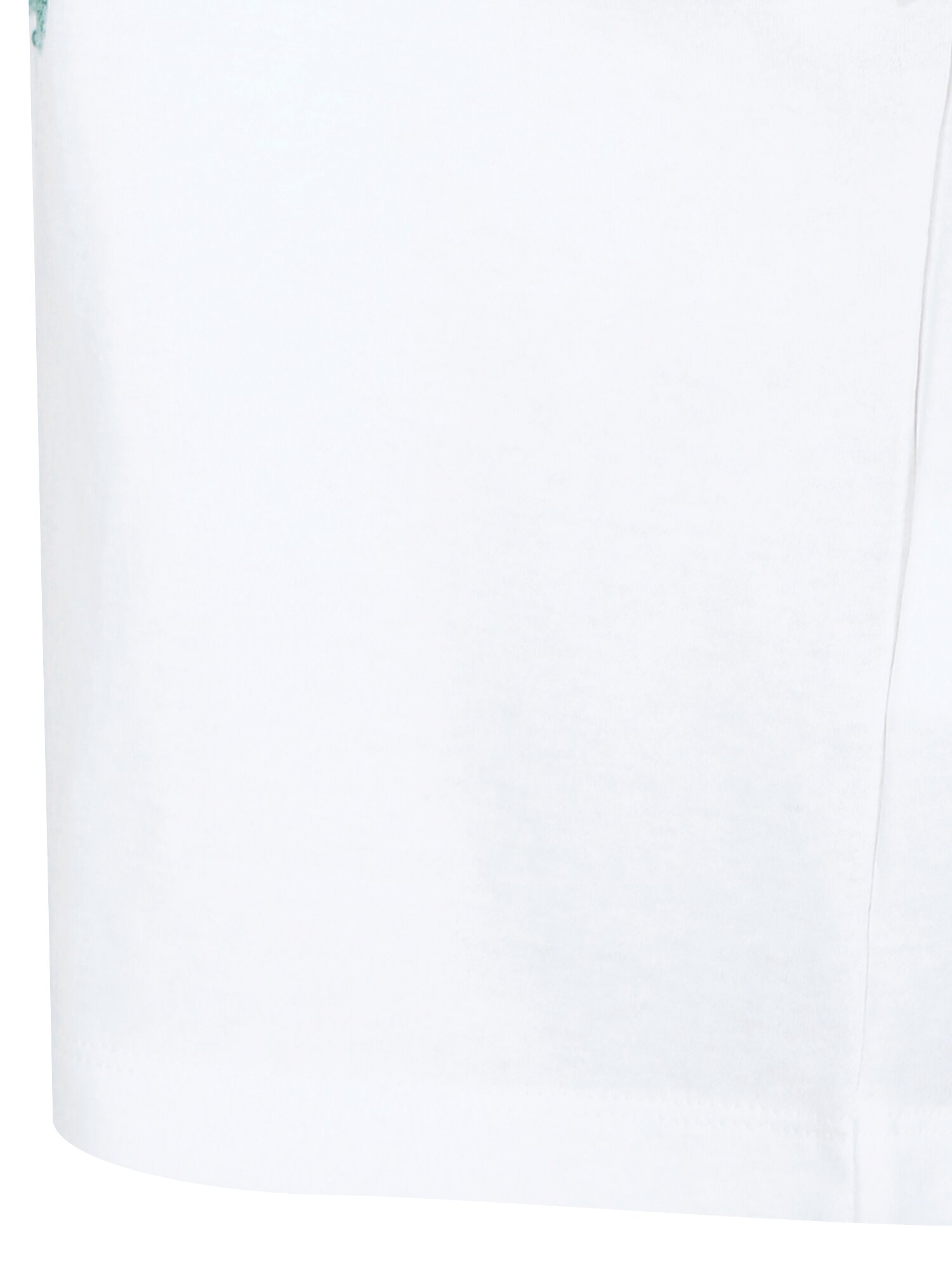 오버핏 코튼 프린트 티셔츠 (GREEN)