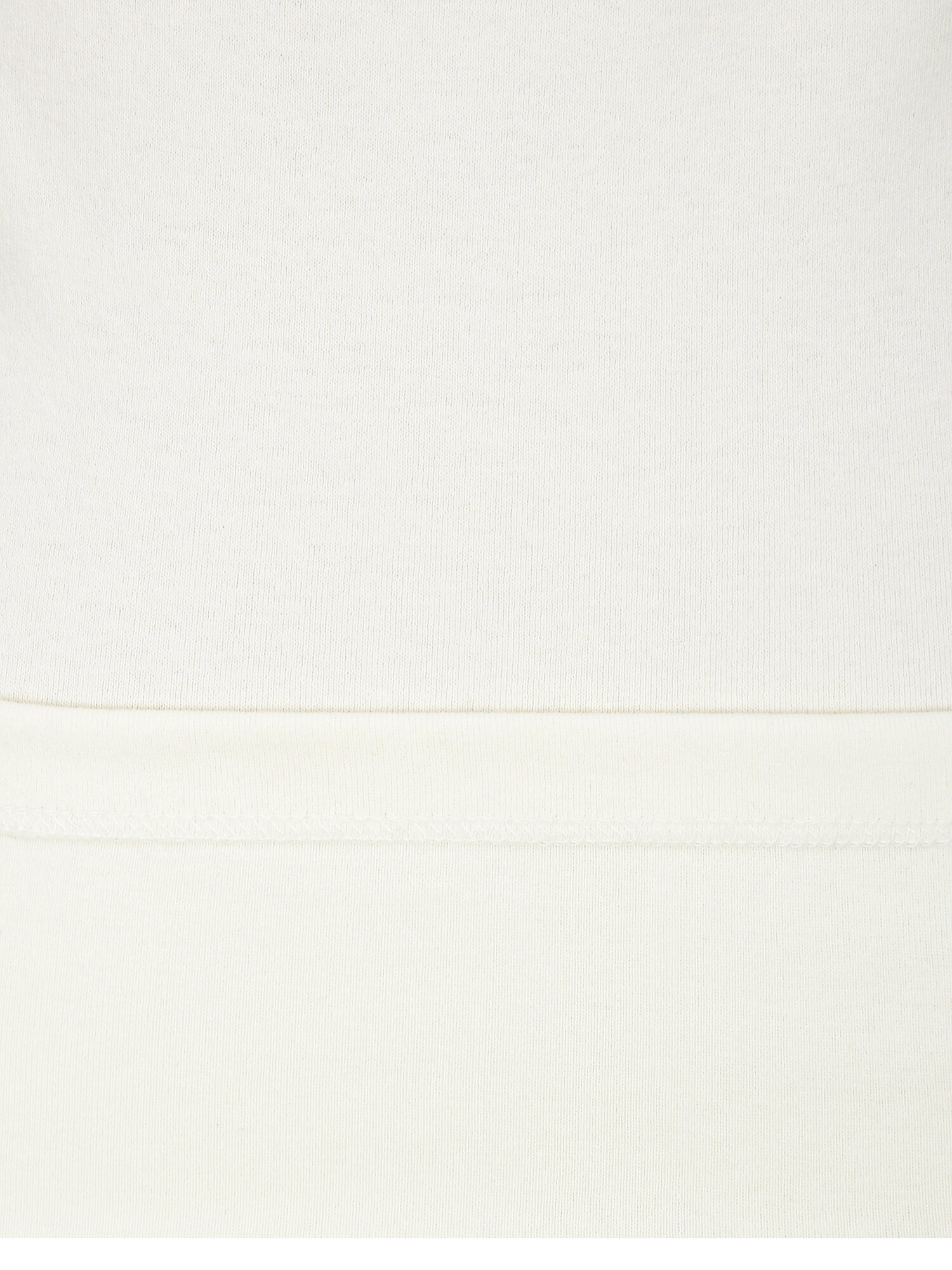 슬림핏 코튼 트위스트 티셔츠 (IVORY)