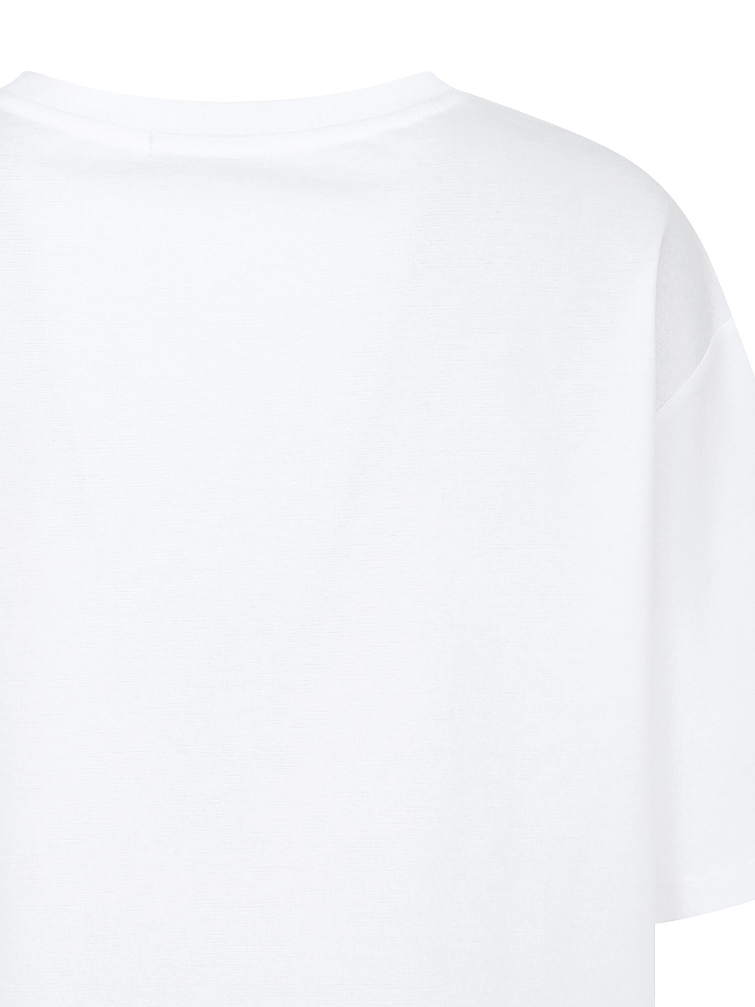 루즈핏 코튼 숄더 버튼 티셔츠 (IVORY)