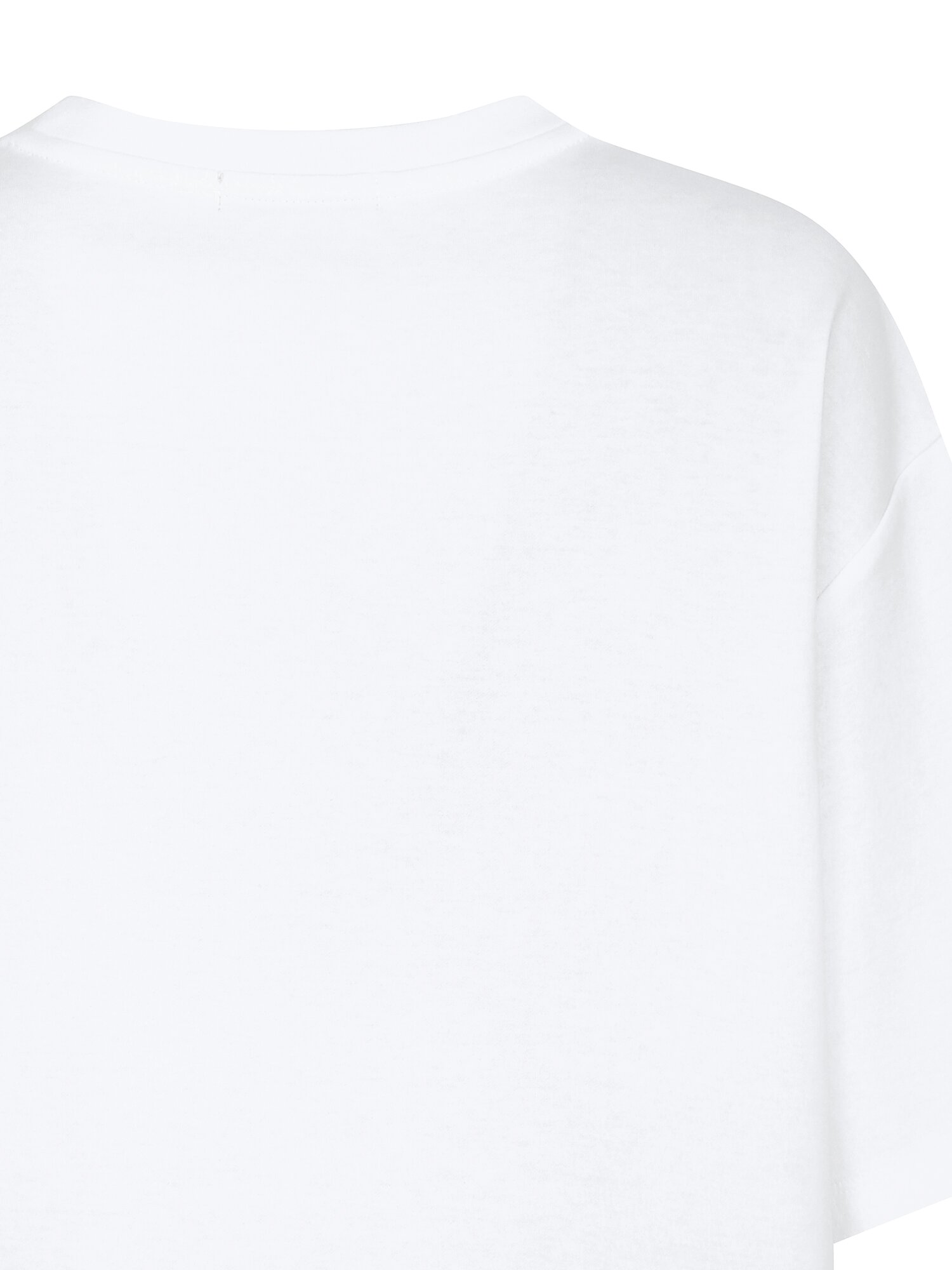 오버핏 코튼 프린트 티셔츠 (BLUE)