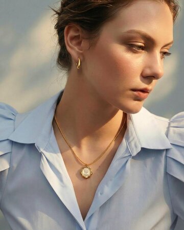 Sovereign Medallion Necklace
소버린 메달리온 네크리스