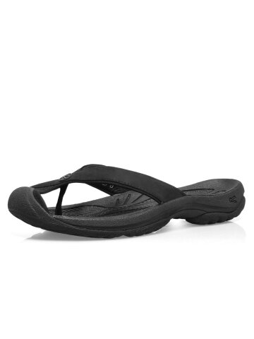 [KEEN] 킨 여성 와이메아 레더 플립플랍 블랙 1029134