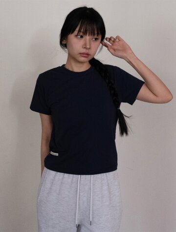 바켄 소프트 텐션 세미크롭 무지 반팔 티셔츠 BK4310 (4COLOR)