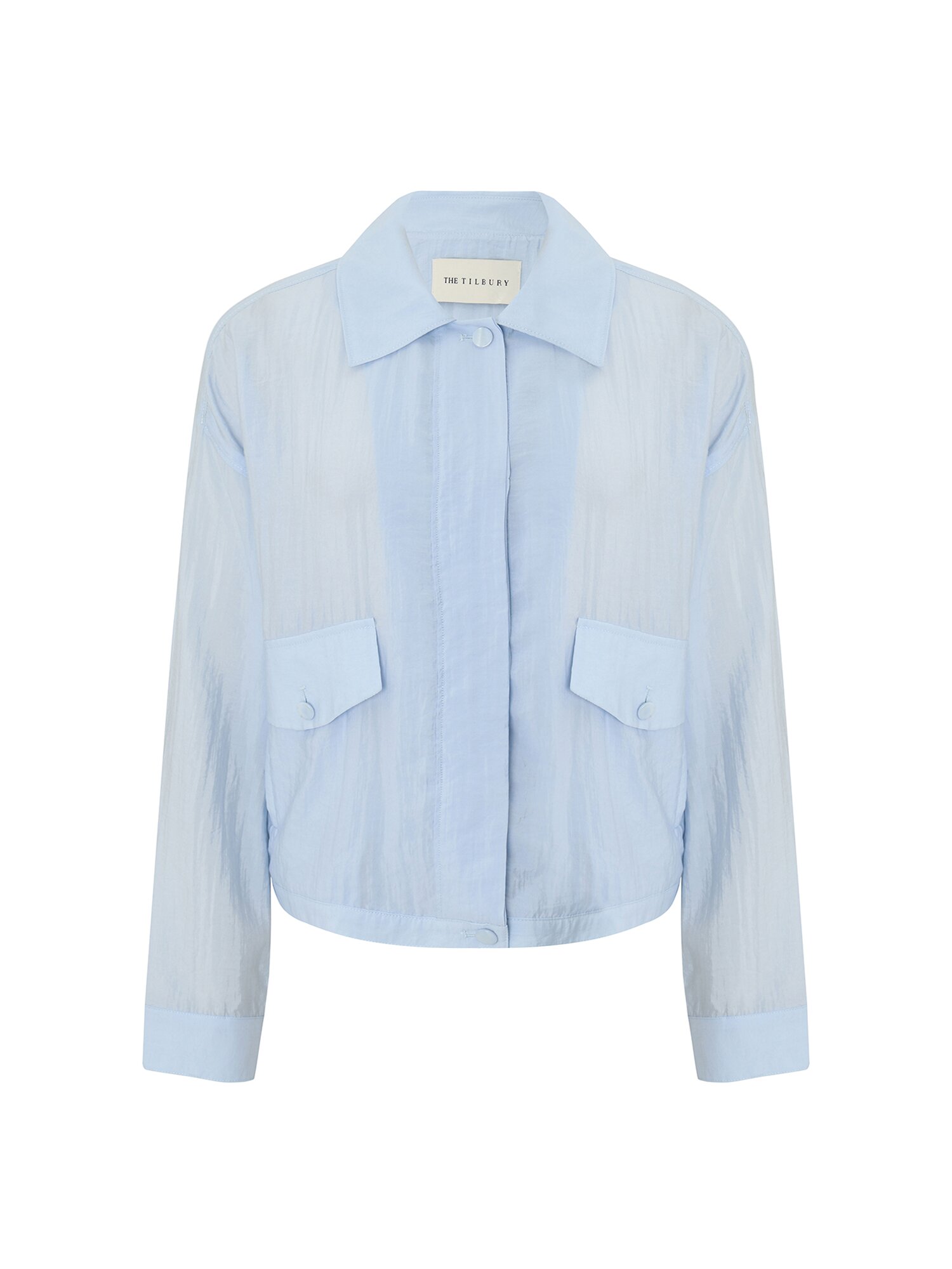 크링클 칼라넥 점퍼 (SKY BLUE)