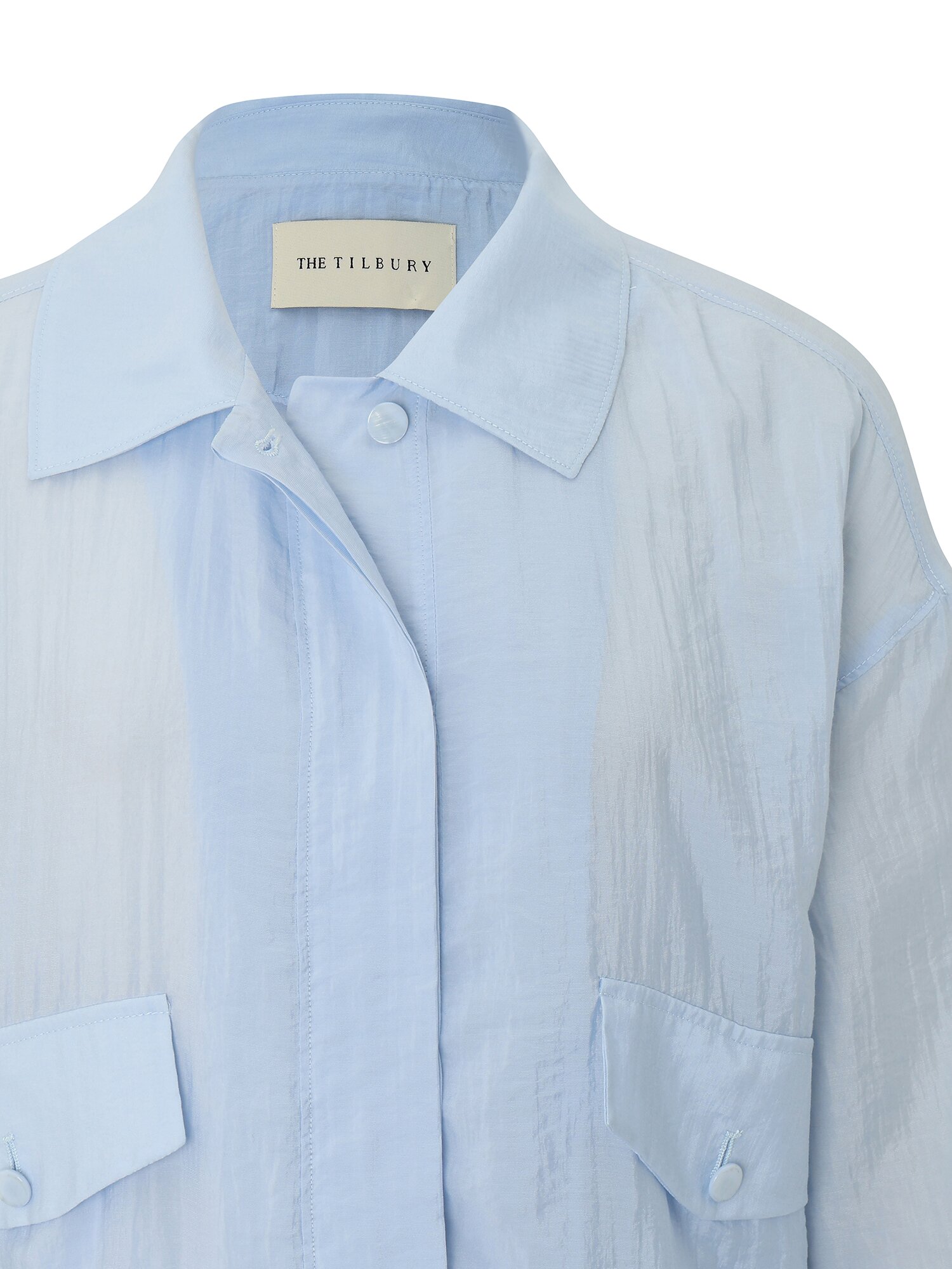 크링클 칼라넥 점퍼 (SKY BLUE)