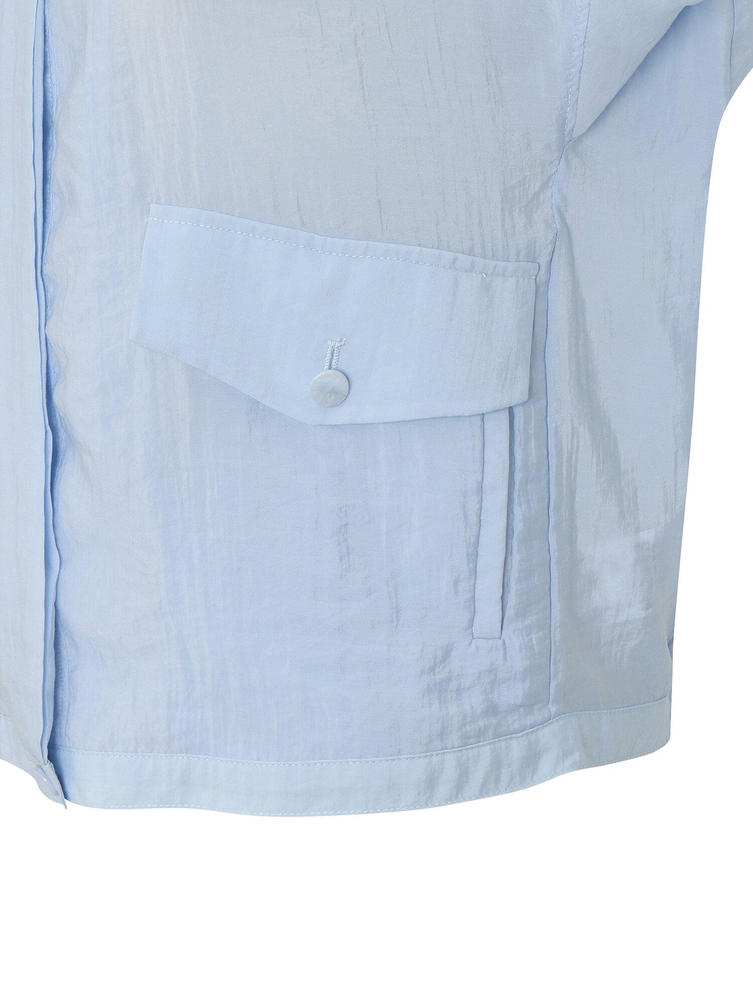 크링클 칼라넥 점퍼 (SKY BLUE)