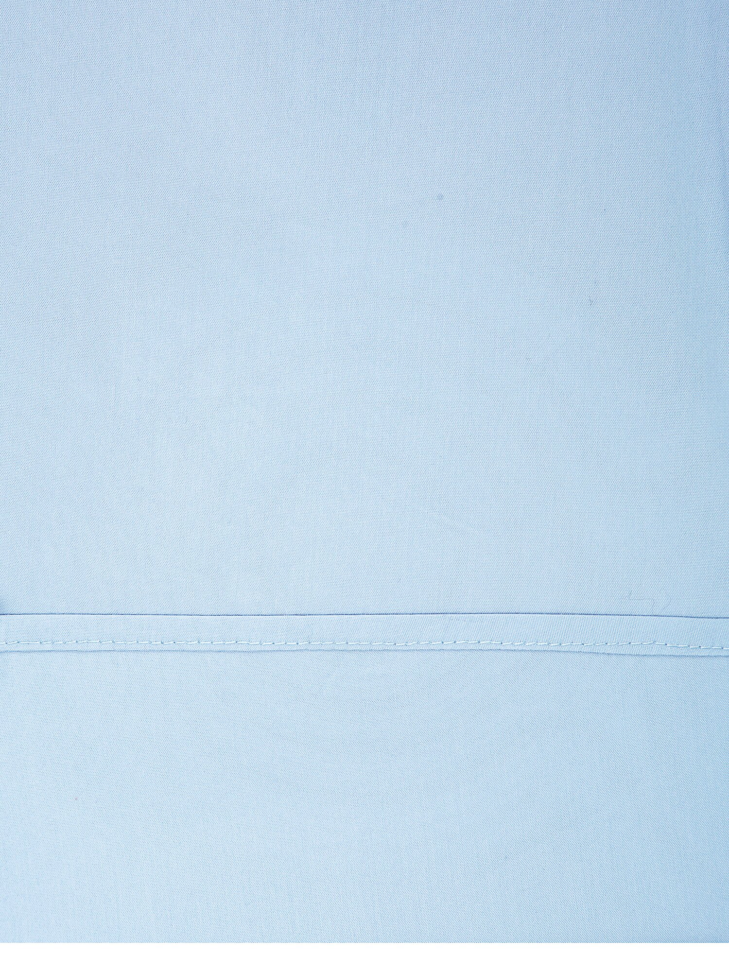 링클 블라우스 레이어드 원피스 (BLUE)