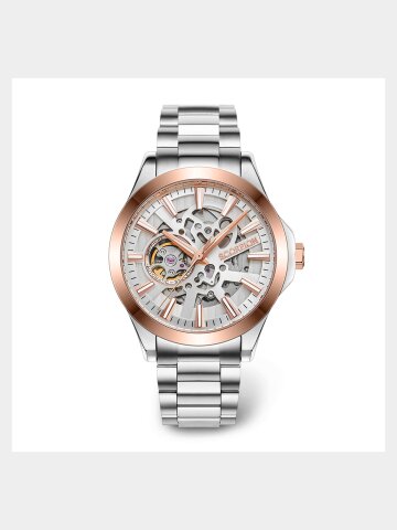 [스콜피온] 42mm 스켈레톤 오토매틱 메탈시계 SP3375M-WRG