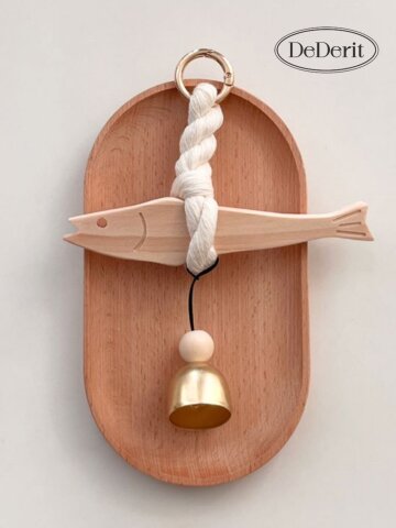 데데리트 행운 가득 액막이 명태 도어벨 오너먼트 풍경 집들이 이사 개업 응원 운수대통 신혼부부 풍수지리 선물