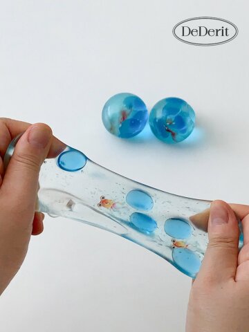 데데리트 말랑이 바닷속 물고기 원형 스퀴시 스트레스볼 집중 장난감 쫀득 인싸 틱톡 asmr 재미 쓸데없는 모찌 생일 친구 우정 커플 선물