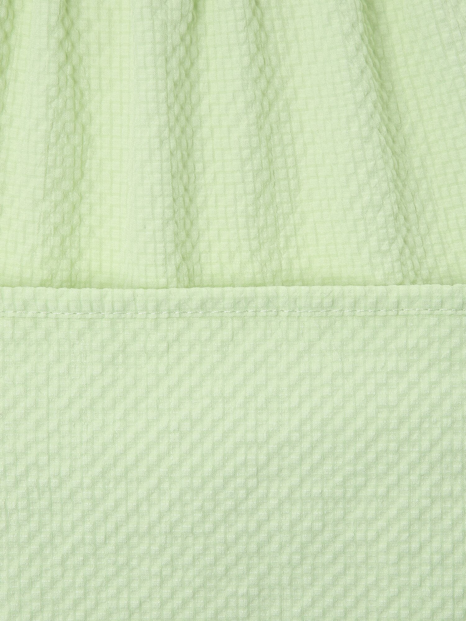 프릴 슬리브리스 롱 원피스 (LIME)