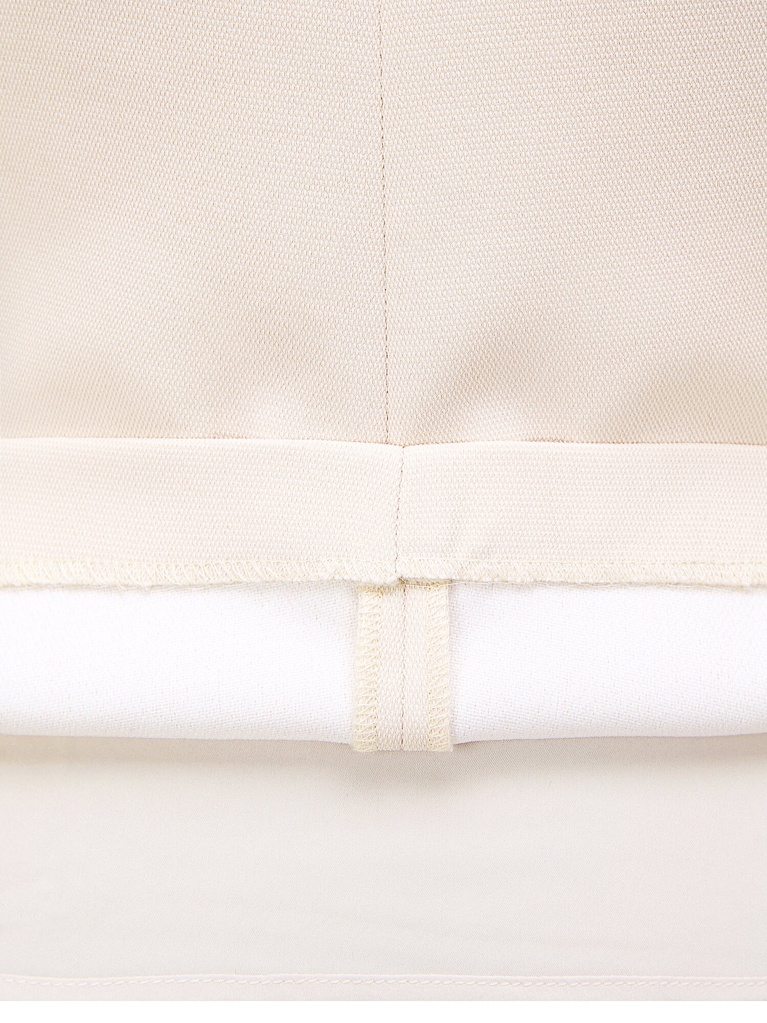 커버드 버튼 칼라 플레어 원피스 (PALE BEIGE)