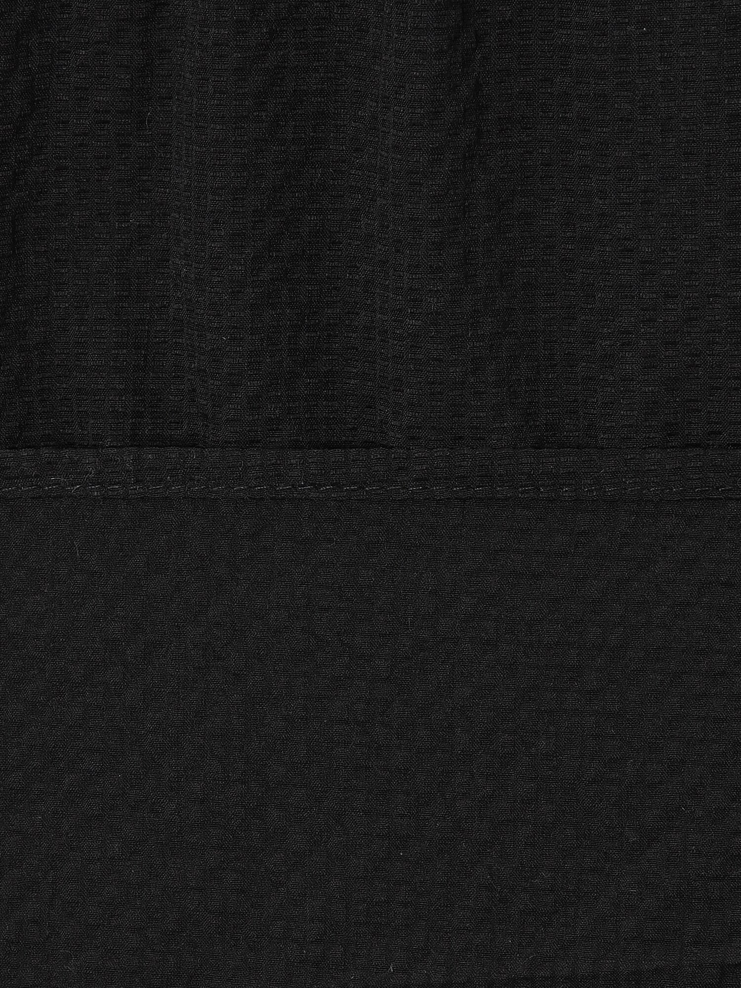스퀘어넥 백 리본 롱 원피스 (BLACK)