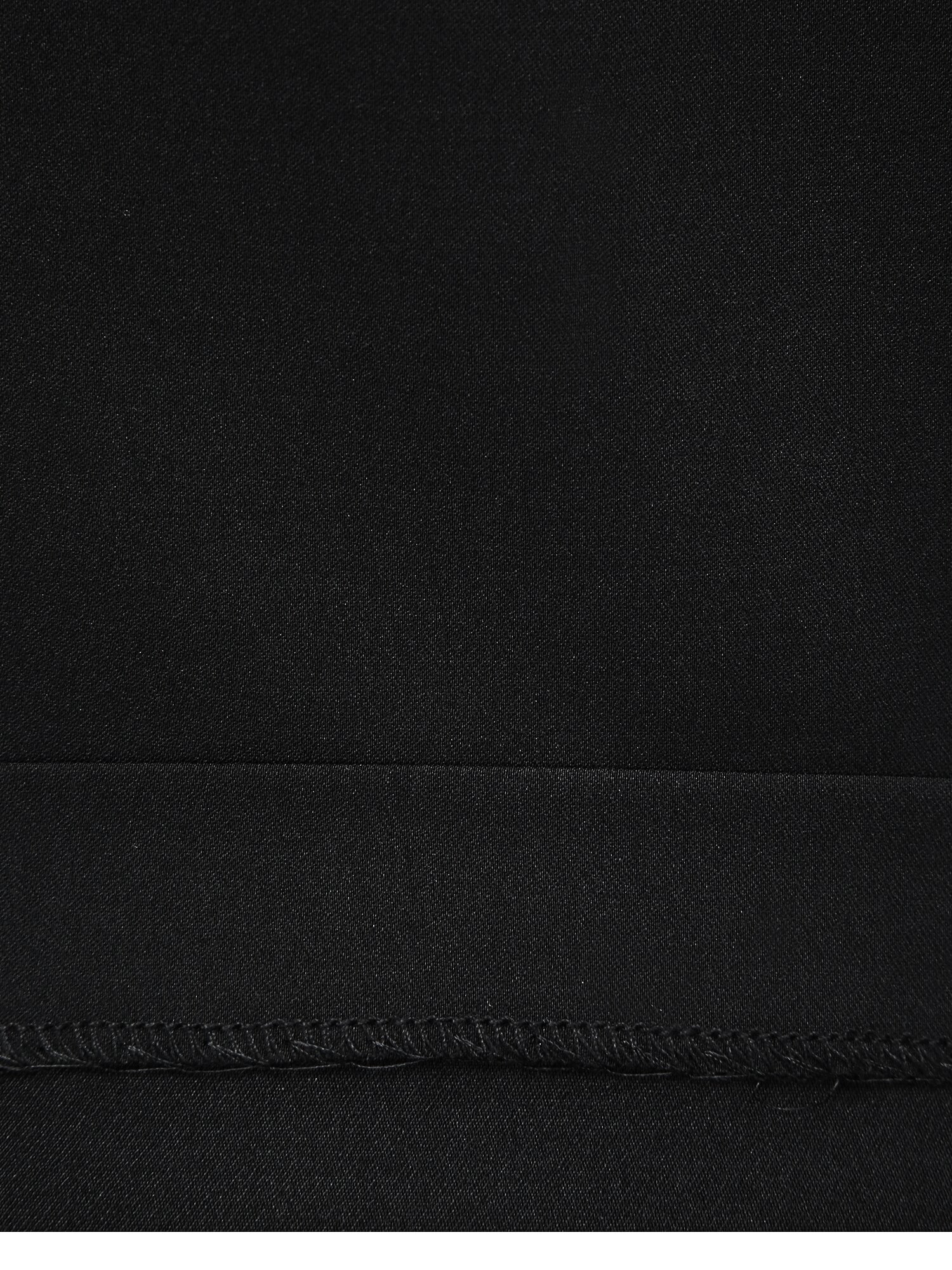 언밸런스 패널 A라인 스커트 (BLACK)