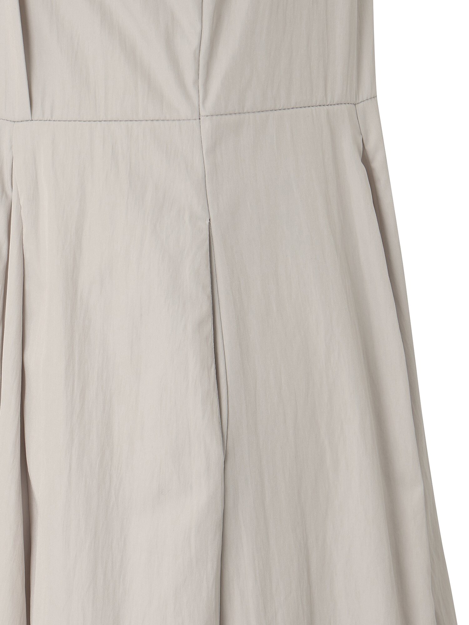 오픈칼라 벨티드 롱 원피스 (BEIGE)