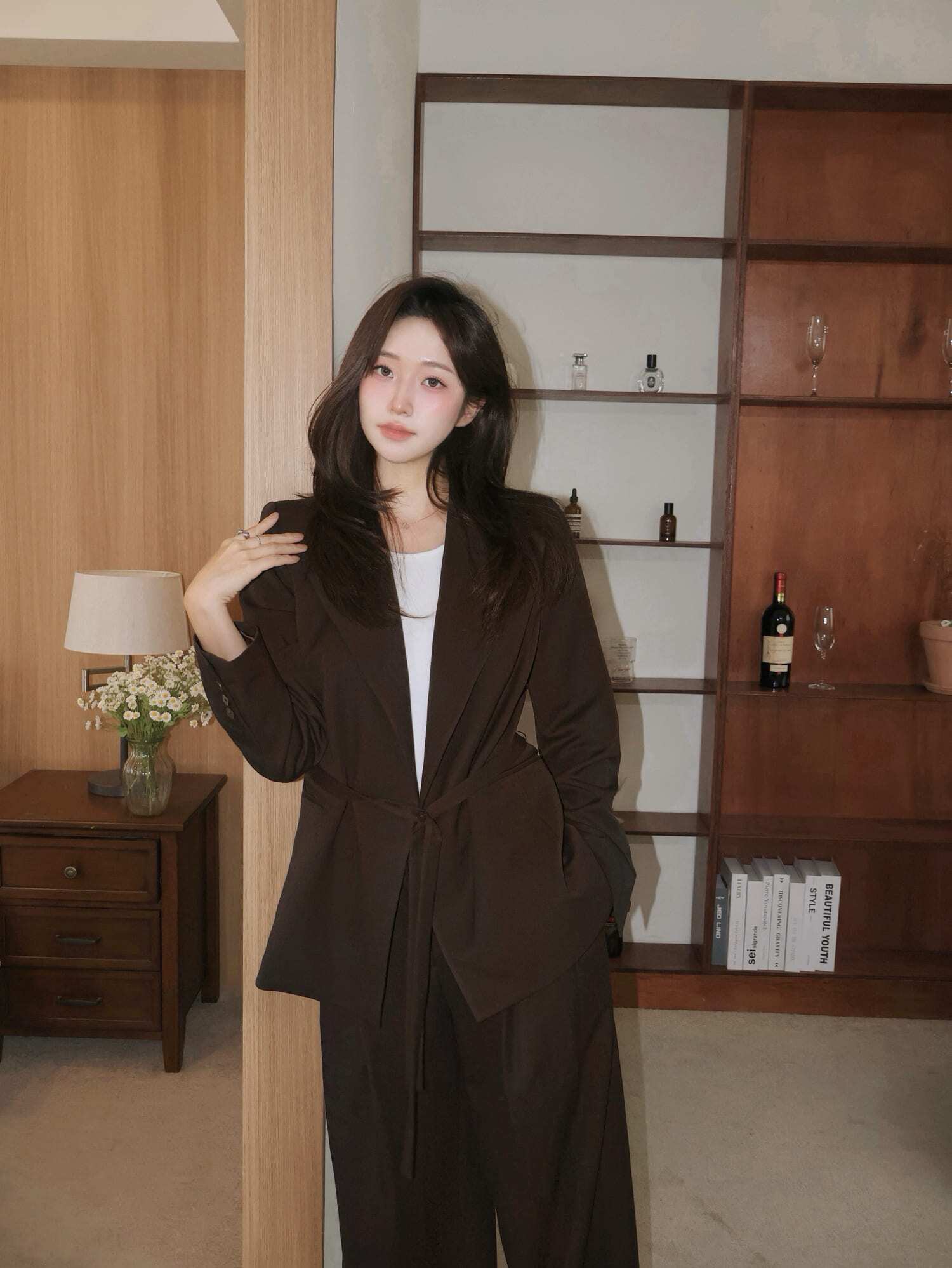 [2TYPE][2컬러] 르제로 아리아 벨티드 자켓