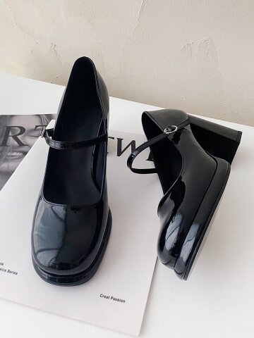 로리타 메리제인 펌프스_Black 8cm ODR220282