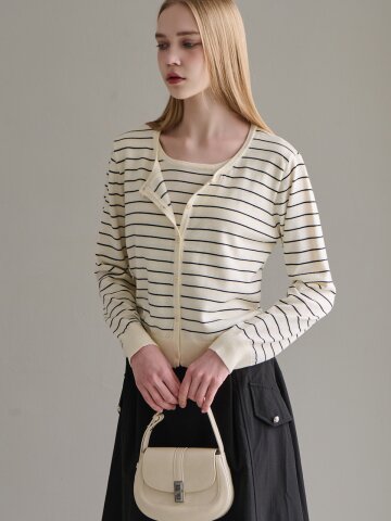 소르  나시 레이어드 가디건 _2 Colors