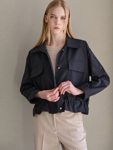 루엔 하프 점퍼 - 네이비