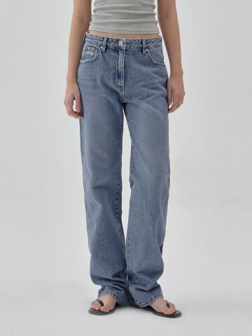 DENIM CLASSIC STRAIGHT LONG PANTS BLUE R6