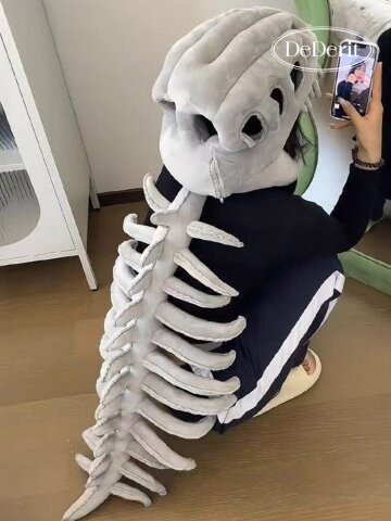 데데리트 귀여운 공룡뼈 인형 모자 파티 인싸 소품 웃긴 생일 친구 우정 커플 재밌는 쓸데없는 선물
