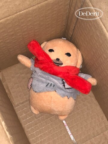 데데리트 귀여운 동물 강아지 빨간 목도리 누댕이 시골개 인형 키링 가방 인싸 키홀더 열쇠고리 생일 친구 우정 커플 쓸데없는 선물